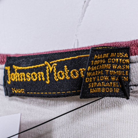 Johnson Motors Inc. Pasaden California Motorcycle Ringer T-Shirt