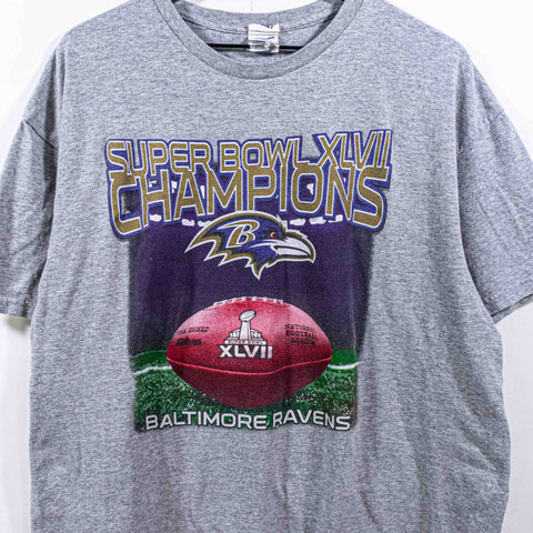 Baltimore Ravens Super Bowl XLVII Champions T-Shirt NFL Football