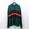 Polo Sport Ralph Lauren Striped 1/4 Zip Long Sleeve Polo Shirt