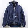 Carhartt J25 Hooded Work Jacket Distressed Faded