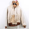 Carhartt JR106 Hooded Work Jacket Distressed Faded
