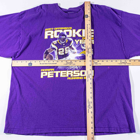 Adrian Peterson 2007 Offensive Rookie Of The Year NFL T-Shirt Reebok