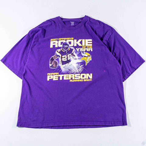 Adrian Peterson 2007 Offensive Rookie Of The Year NFL T-Shirt Reebok