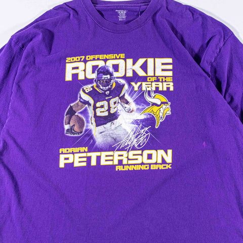 Adrian Peterson 2007 Offensive Rookie Of The Year NFL T-Shirt Reebok