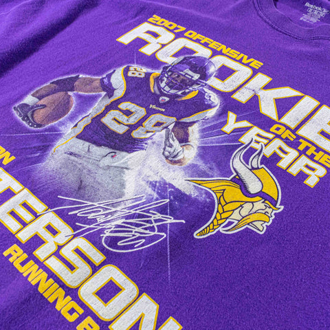 Adrian Peterson 2007 Offensive Rookie Of The Year NFL T-Shirt Reebok