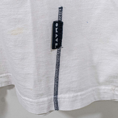 Omavi Jeans Spell Out Hip Hop Baggy T-Shirt