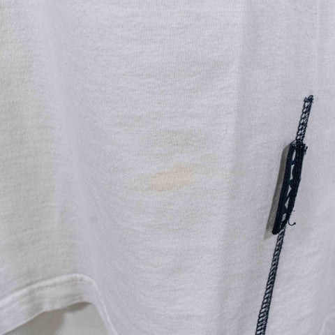 Omavi Jeans Spell Out Hip Hop Baggy T-Shirt