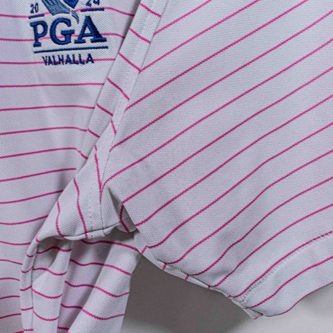 Peter Millar Summer Comfort Striped Golf Polo Shirt PGA Valhalla 2024