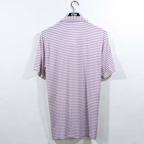 Holderness & Bourne Striped Golf Polo Shirt Tuxedo Park Golf Club