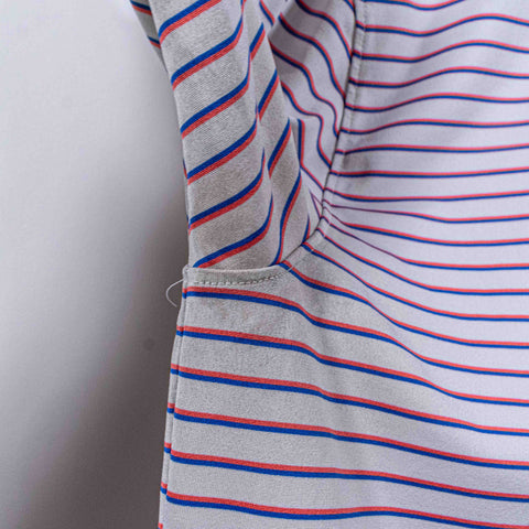 Holderness & Bourne Striped Golf Polo Shirt Tuxedo Park Golf Club
