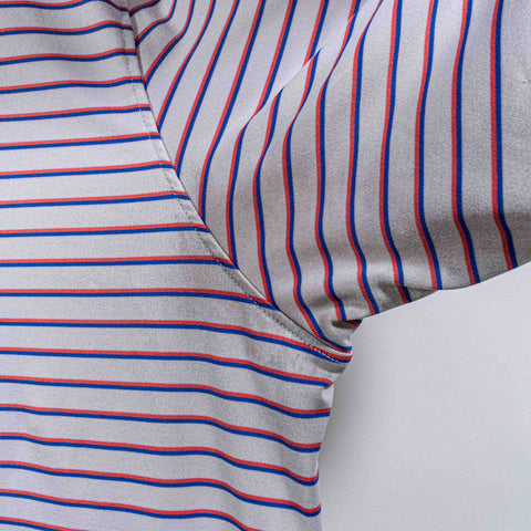 Holderness & Bourne Striped Golf Polo Shirt Tuxedo Park Golf Club