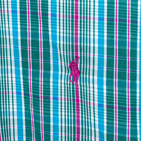 Polo Ralph Lauren Pony Plaid Blake Two Ply Cotton Button Down Shirt