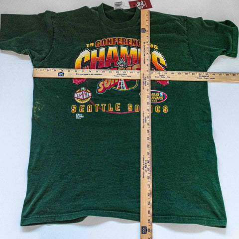 Seattle Sonics 1996 Conference Champions T-Shirt NBA Finals