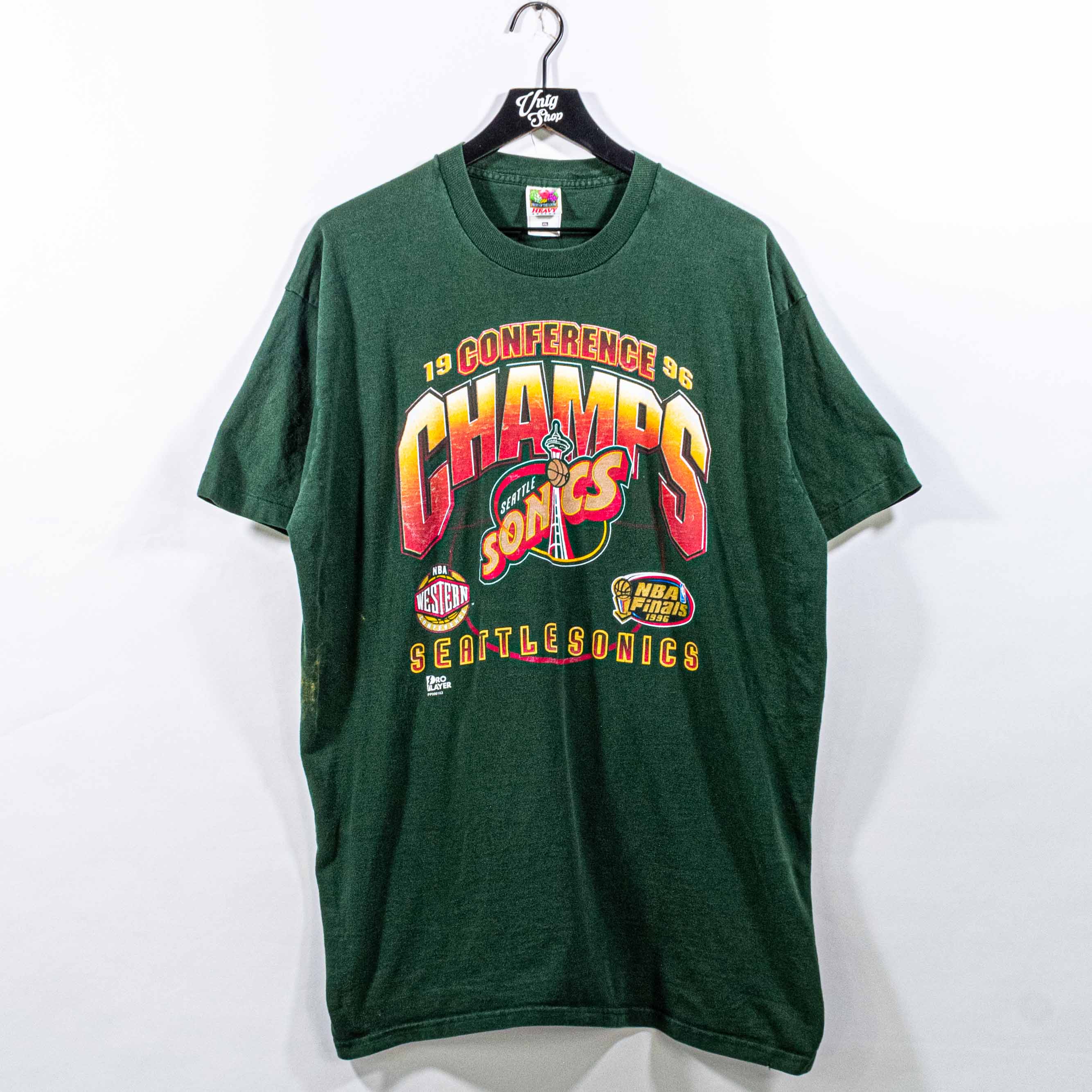 Seattle Sonics 1996 Conference Champions T-Shirt NBA Finals