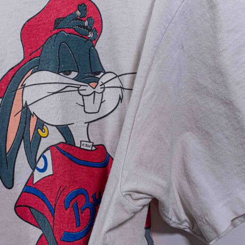 Looney Tunes Bugs Bunny Taz Hip Hop T-Shirt 1992