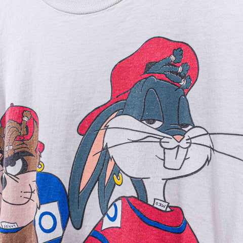 Looney Tunes Bugs Bunny Taz Hip Hop T-Shirt 1992