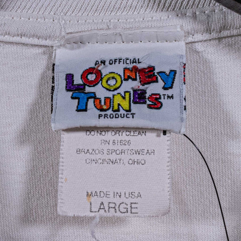 Looney Tunes Taz Double Sided Hip Hop T-Shirt 1995