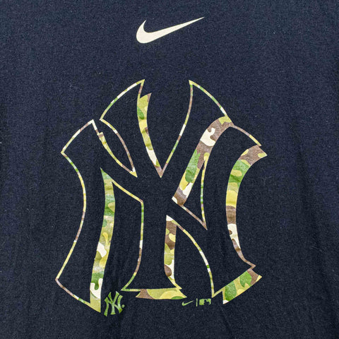New York Yankees Nike Center Swoosh Camo Logo T-Shirt MLB