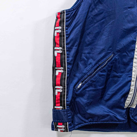 Fila Full Zip Reflective Nylon Vest Logo