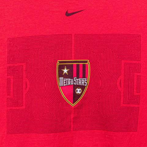 New York New Jersey MetroStars Nike Center Swoosh T-Shirt Soccer Field