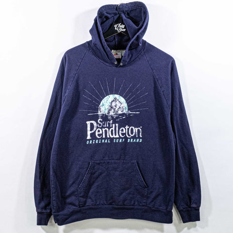 Surf Pendleton Original Surf Brand Hoodie Sweatshirt Made in USA