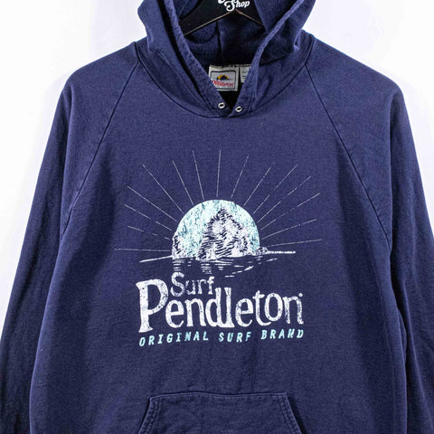 Surf Pendleton Original Surf Brand Hoodie Sweatshirt Made in USA