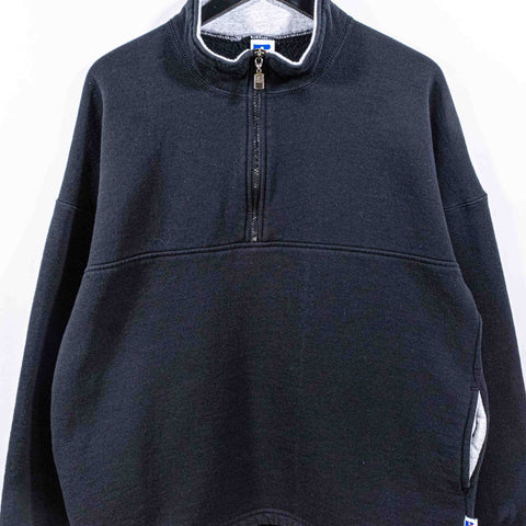Russell Athletic 1/4 Zip Blank Sweatshirt Made in USA