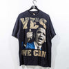 Barack Obama Yes We Can Big Print T-Shirt