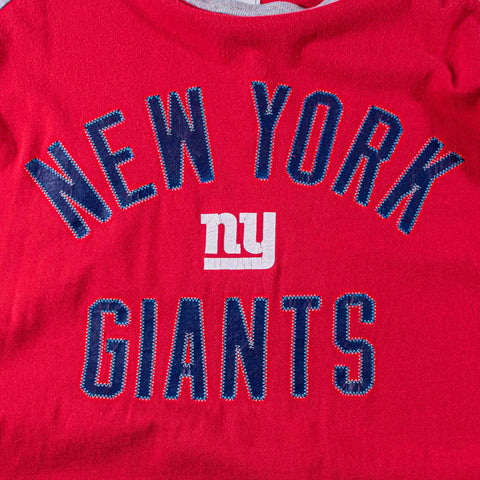 New York Giants NFL Football Raglan T-Shirt Reebok Long Sleeve