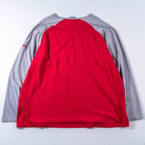 New York Giants NFL Football Raglan T-Shirt Reebok Long Sleeve