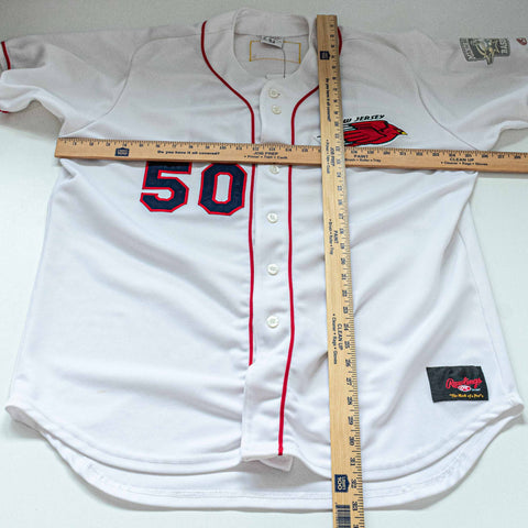 New Jersey Cardinals Rawlings Jersey Minor League Baseball Team Issue Sid Monge Signed