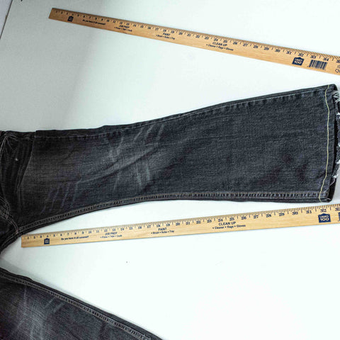 Levis 527 Low BootCut Distressed Jeans