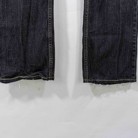 Levis 527 Low BootCut Distressed Jeans