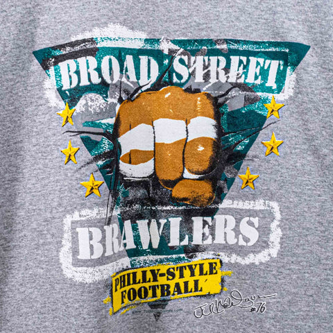 Philly Style Football Broad Street Brawlers Sweatshirt John Welbourn