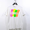 Hawaii Multicolor Neon Surf T-Shirt Single Stitch Made in USA