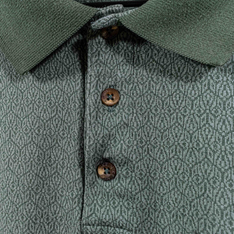 Nike Golf Swoosh Abstract Pattern Polo Shirt