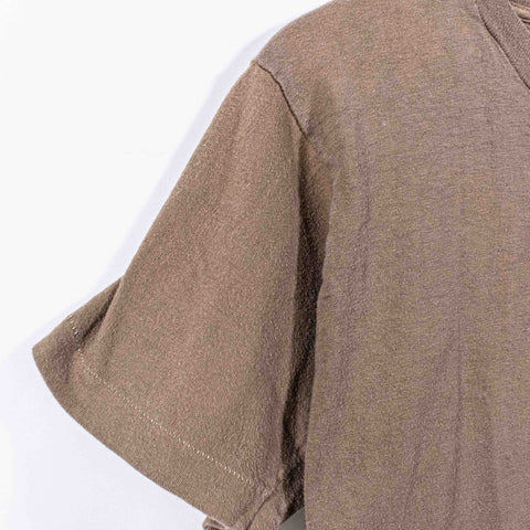 Union Underwear Co. Blank Brown Army T-Shirt Single Stitch