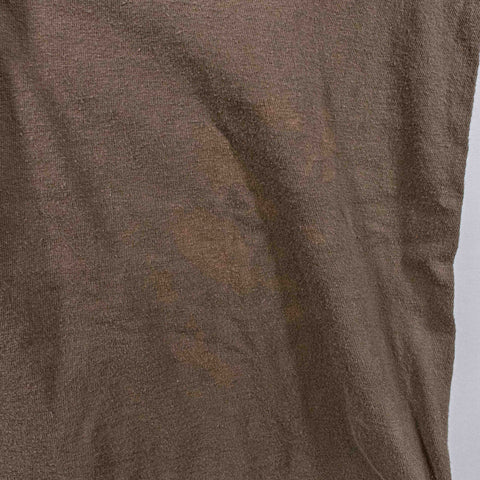 Union Underwear Co. Blank Brown Army T-Shirt Single Stitch