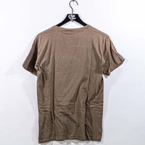 Union Underwear Co. Blank Brown Army T-Shirt Single Stitch