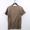 Union Underwear Co. Blank Brown Army T-Shirt Single Stitch