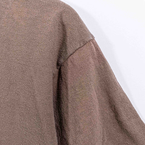 Union Underwear Co. Blank Brown Army T-Shirt Single Stitch