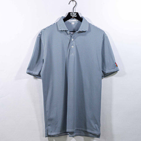 Holderness & Bourne Striped Polo Performance Polo Shirt The 1854 Invitational Philadelphia Cricket Club Golf