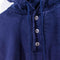 Russell Athletic High Cotton Henley Hoodie Sweatshirt Made in USA Blank