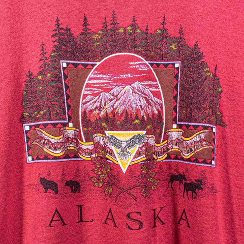 Alaska Wilderness Nature Sun Faded Sweatshirt