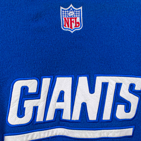 New York Giants NIKE Swoosh Varsity Letterman Bomber Jacket NFL