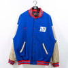 New York Giants NIKE Swoosh Varsity Letterman Bomber Jacket NFL