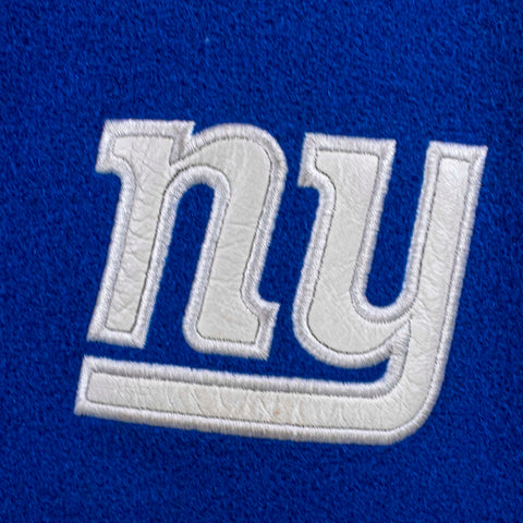New York Giants NIKE Swoosh Varsity Letterman Bomber Jacket NFL
