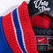 New York Giants NIKE Swoosh Varsity Letterman Bomber Jacket NFL