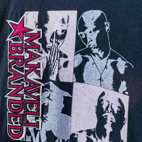 Makaveli Branded Tupac Longsleeve Layered T-Shirt Hip Hop Rap