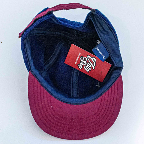 Lands End Fleece Baseball Cap Hat Made in USA